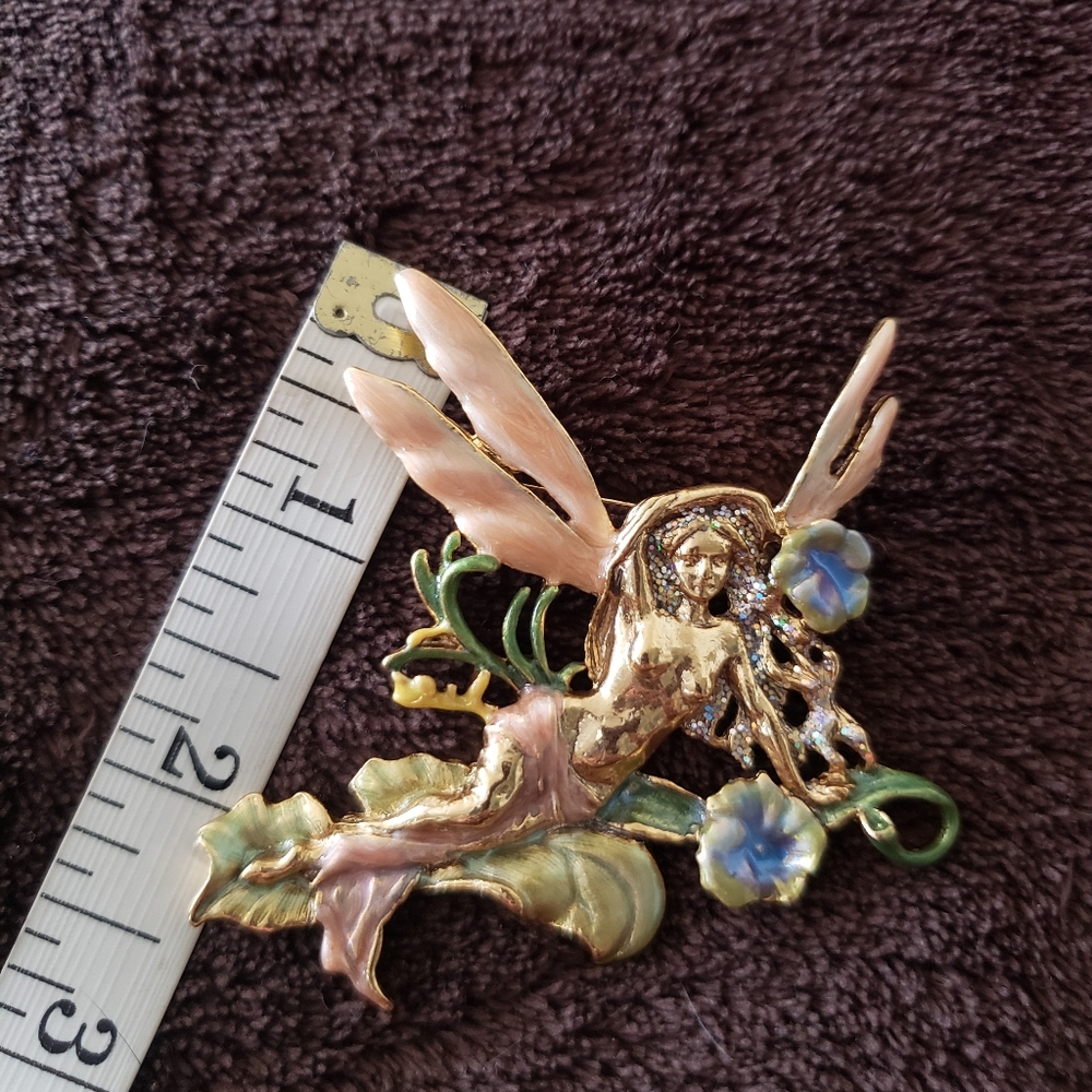 Vintage Kirk's Folly Morning Glory Brooch - Picture 10 of 10